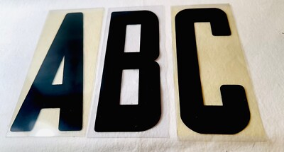 Flex Change  8'' Letters/Numbers/Special Characters on 9'' Flexible Plastic Panels