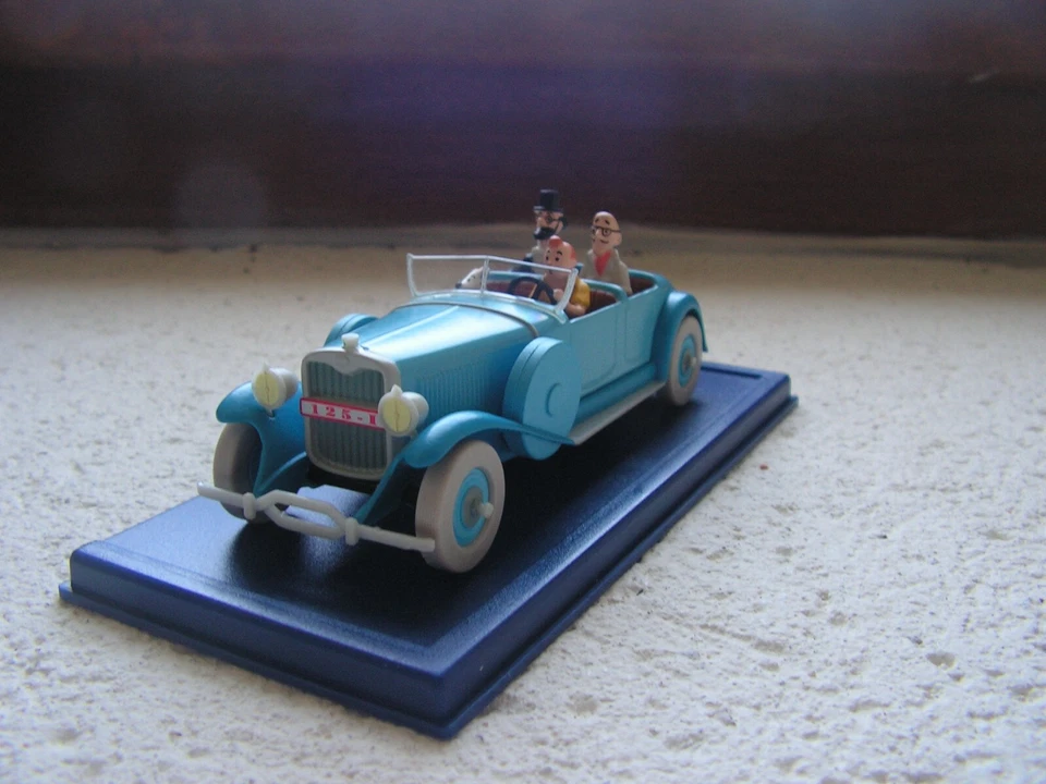 Tintin la Lincoln Torpédo les cigares du pharaon 1 /43 Edition Atlas - Photo 4/4