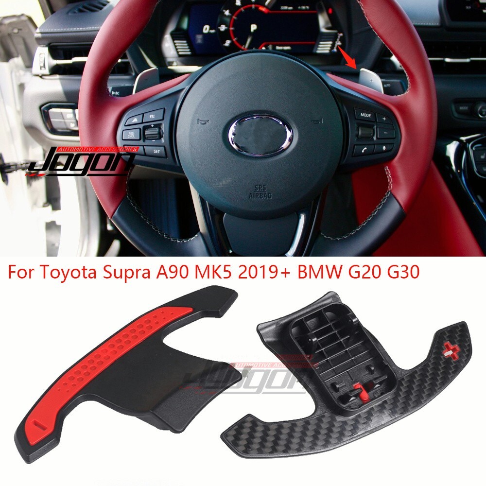 Autotecknicスープラ90、BMWカーボンパドルシフト 楽天市場】トヨタ スープラ A90 用 AUTOTECKNIC ドライカーボン