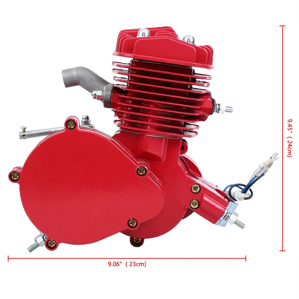 2-Stroke 80cc Bike Cycle Engine Motor Set Petrol Gas Kit for Motorized Bicycle - Image 3 of 4