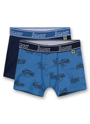 Double Pack Boys' Shorts Hip Shorts BIG FOOT / Off-Road Vehicle Sanetta Size 128