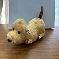 Vintage 1960's Sniffy Dog Tin Battery Operated Moving Dog Toy, Japan For PARTS 