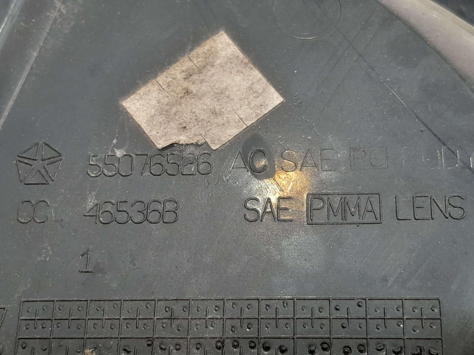 98-03 Dodge Ram Van B1500 B2500 B3500 lámpara de estacionamiento señal de giro pasajero derecho OEM Foto 3 de 4