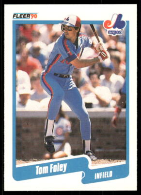 1990 Fleer #344a Tom Foley