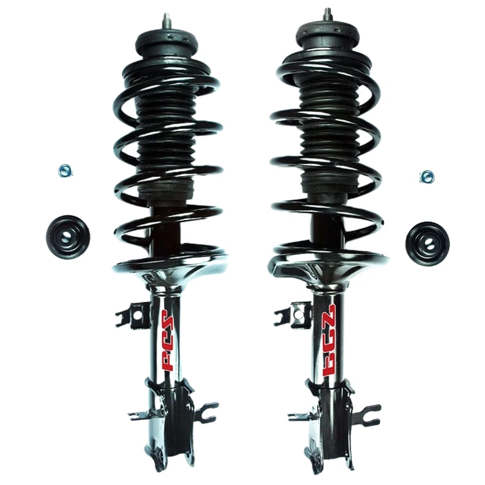 2 pares delanteros de puntales completos rápidos y muelles helicoidales para Chevrolet Aveo 2004-2012 Foto 4 de 4