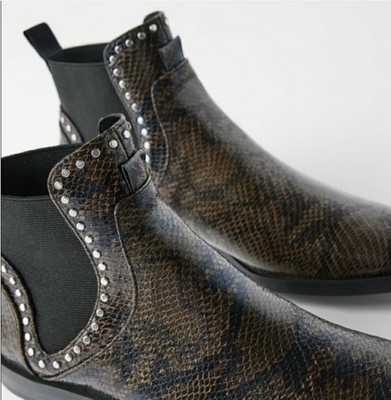zara boots with studs