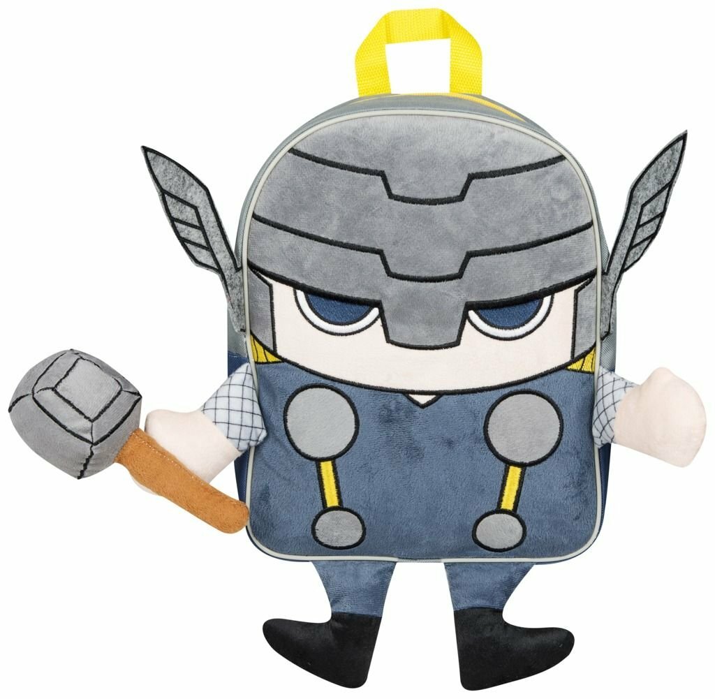 Thor Backpack School Bag Marvel Avengers 3D Plush Kids Rucksack Children