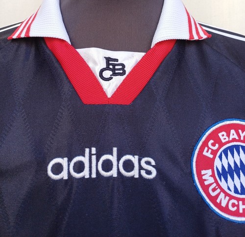 Bayern Munchen 1997/1998/1999 Adidas Home Football Jersey S/S Shirt Size Mens S - Picture 5 of 15
