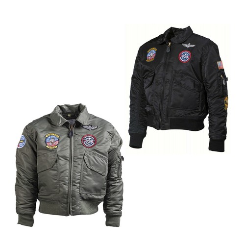 EE. NIÑO chaqueta de piloto CWU chaqueta de aviador con insignia de aviador chaqueta bombardero | eBay