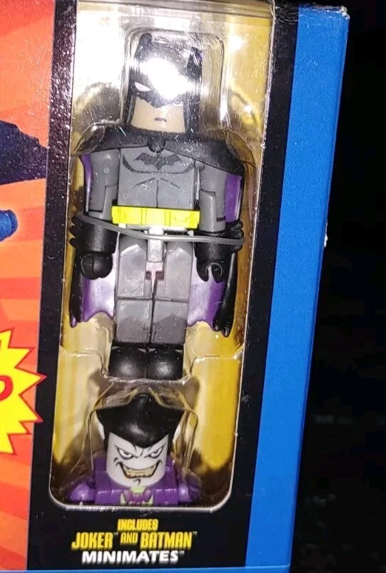 C3-DC Liga de la Justicia Almacén Químico Batalla Incluye Joker y Batman Minimates Foto 2 de 3