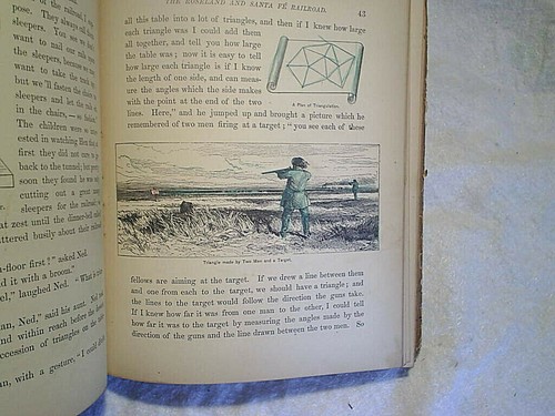 1881 THE BODLEYS AFOOT HARDCOVER Horace Scudder,hen,roseland santa fe railroad - Picture 8 of 9