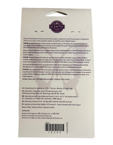 Scentsy Scent Pak in Coconut Lemongrass - New In Package - Picture 2 of 2