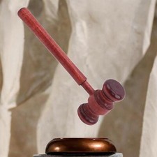 Auction Court Hammer Courtroom Gavel for Gifts Auction Sale Auction Court