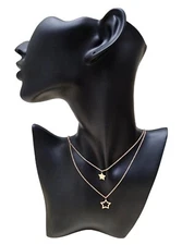 Broadway Rose Gold Double Layer Pendant Necklace New
