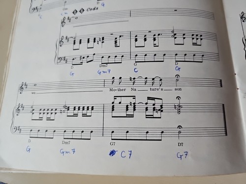 The Beatles 68 & 69 Souvenir Song Books Northern Songs Writing & Missing Pages - Picture 22 of 24