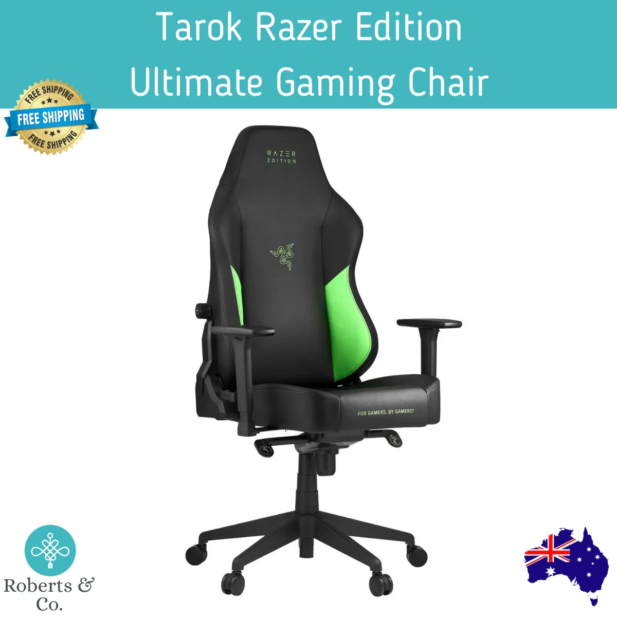 Tarok Razer Edition Ultimate Gaming Chair with Tilt Reclining