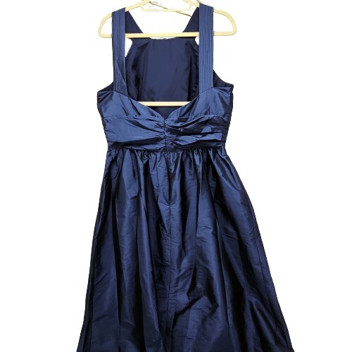 Alfred Sung Midnight Blue Halter Bridesmaid/Prom Dress Women's 16 - Picture 3 of 14