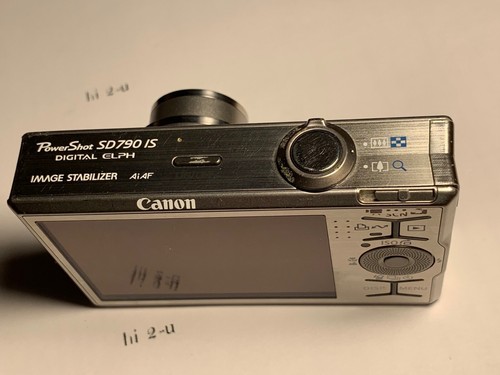 As Is Canon PowerShot SD790 IS Digital Elph Camera (2205-K) See Listing - Picture 3 of 9
