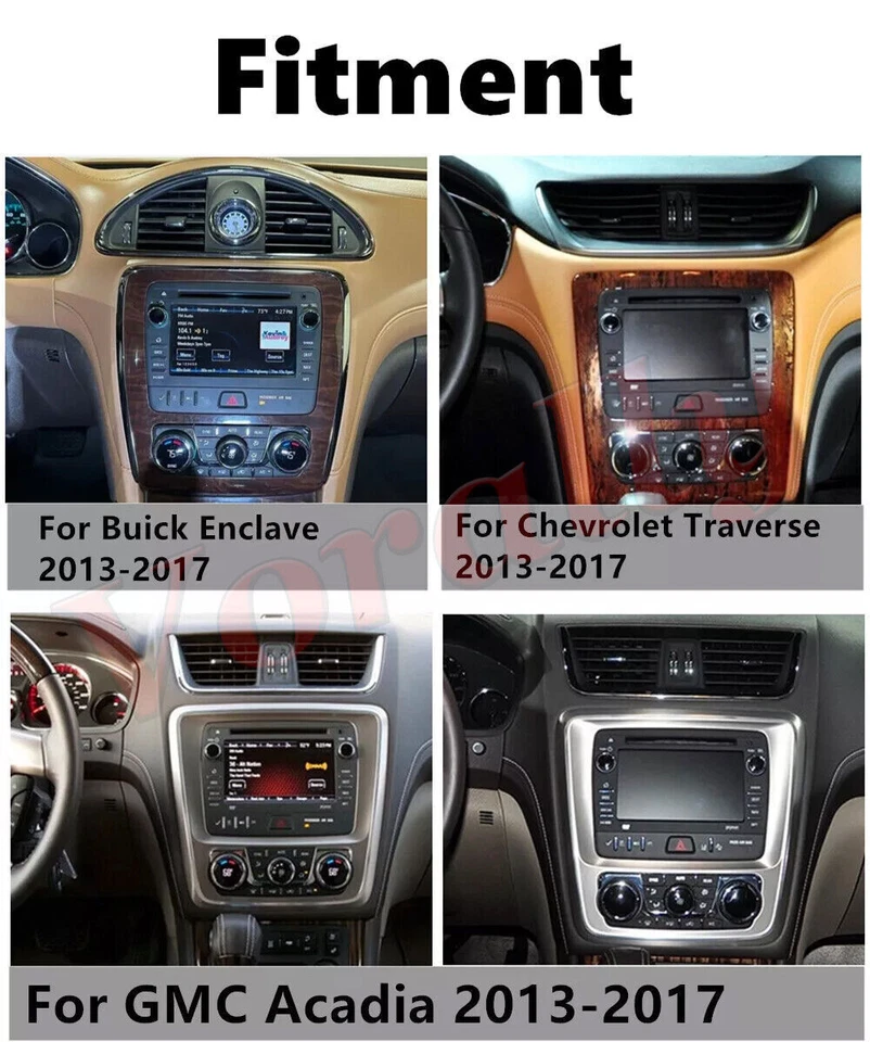 For 2013-2017 Chevrolet Traverse Android 14 Apple Carplay Car GPS Stereo Radio - Imagem 2 de 4