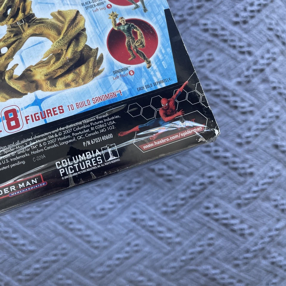 Spider-Man 3 Duende Verde Figura Construye Una Figura Conjunto Hombre de Arena BAF NUEVO EN CAJA Foto 4 de 4