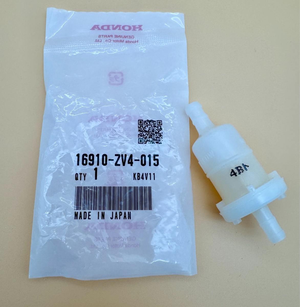 Genuine HONDA 16910-ZV4-015 Fuel Filter GC160 GC190 BF15 BF20 BF25