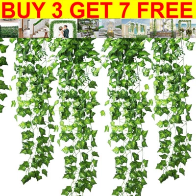 5A-HOME Artificial Hanging Plant Fake Vine Ivy Leaf Greenery Garland Wedding Party Decor