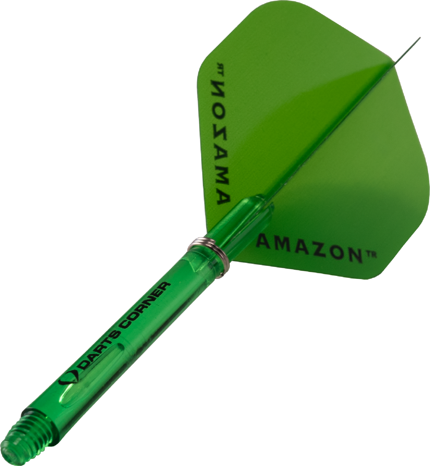 Amazon Transparent Dart Flights + Polycarbonate Dart Stems Shafts Combo