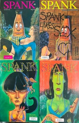 Spank Comix Complete 4 issue Run M. Scott Campbell Fantagraphics 1991