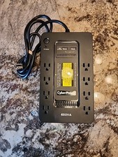 CyberPower SX650U 8-Outlet 650VA PC Battery Backup - Black