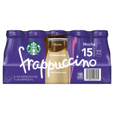 Starbucks Frappuccino, Mocha Chilled Coffee, 9.5 fl oz, 15-count