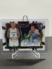 2025 WNBA Courtney Williams Courtside White Ice Auto 23/25 SSP SN #CAS-CW