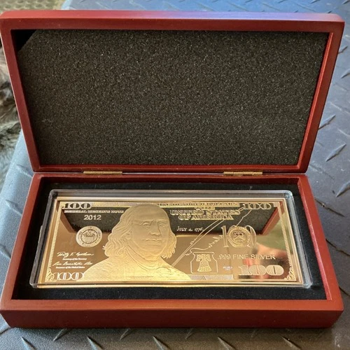 New ListingWashington Mint 2012 $100 1 oz .999 Silver Proof Bar