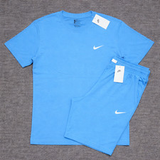 Men Nike short set, Light Blue