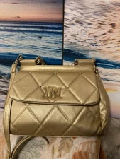  Badgley Mischka Gold Bag