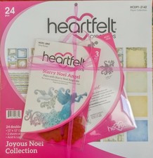 Heartfelt Creations Collection of Paper Pad, Matching Stamp and Die Set