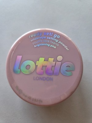 Lottie London Ready Set Go  Brightening Pink Undereye Setting Powder 15g Sealed