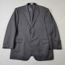Jos. A. Bank Blazer Mens 48L Wool Black Suit Jacket Sport Coat