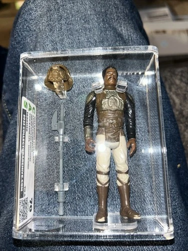 Kenner Star Wars Return of the Jedi Lando Skiff Guard Disguise  Graded 70