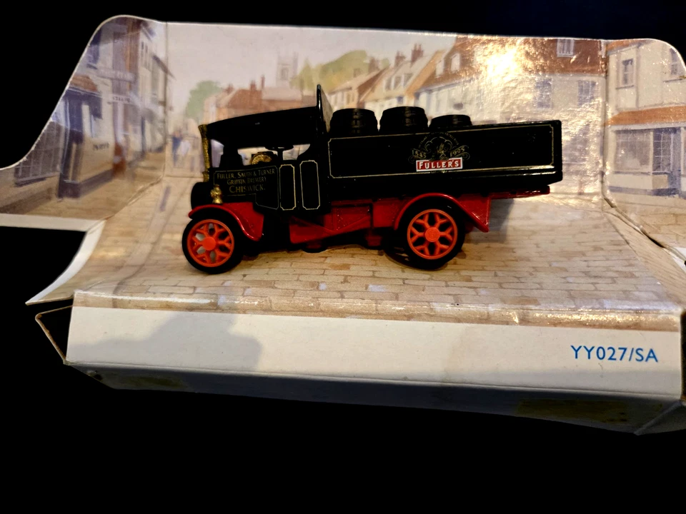 MATCHBOX MODELS OF YESTERYEAR 1922 FODEN STEAM WAGON FULLERS BREWERY 1/72 YY027 - Image 2 of 4