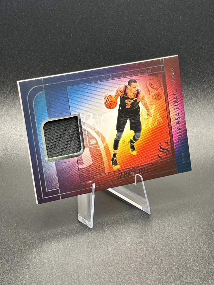 Parche usado del juego de las finales de la NBA Panini Silhouette George Hill 2024-25 6/06/2018  Foto 4 de 4