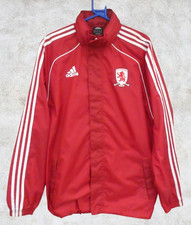 Medium Mens Middlesbrough FC Lightweight Windbreaker Rain Jacket (2010) Adidas