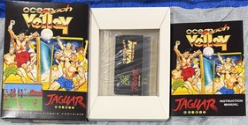 Atari Jaguar Beach Volley Cartridge By Ocean CIB Complete With Manual