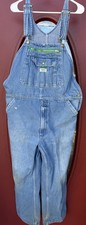 Liberty Denim Overalls Mens 42x30 Carpenter Workwear Bib Heavy Duty Farming