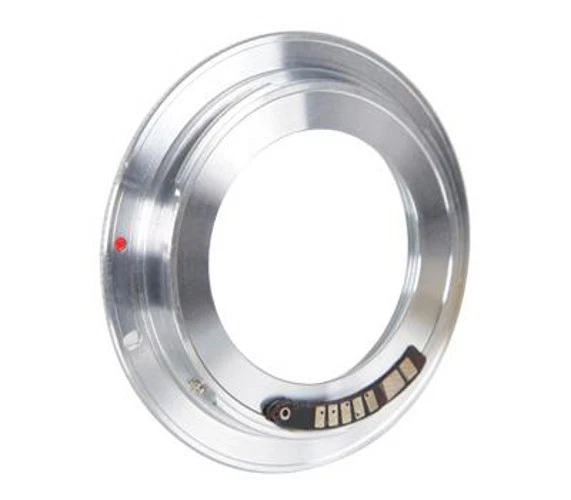 KHALIA FOTO Objektiv-Adapter für Nikon Objektive an Canon EOS Kameras - AF-Confirm