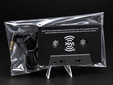 XM SIRIUS SAT CASSETTE TAPE ADAPTER CONVERTER MP3 IPOD RADIO AUX IPHONE IPOD MP3