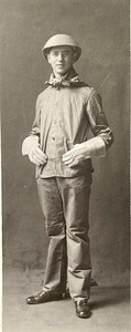 ORIGINAL!  BEEKEEPER IN UNIFORM w/o BEE VEIL OCCUPATIONAL PHOTO LESUEUR, MN 1897
