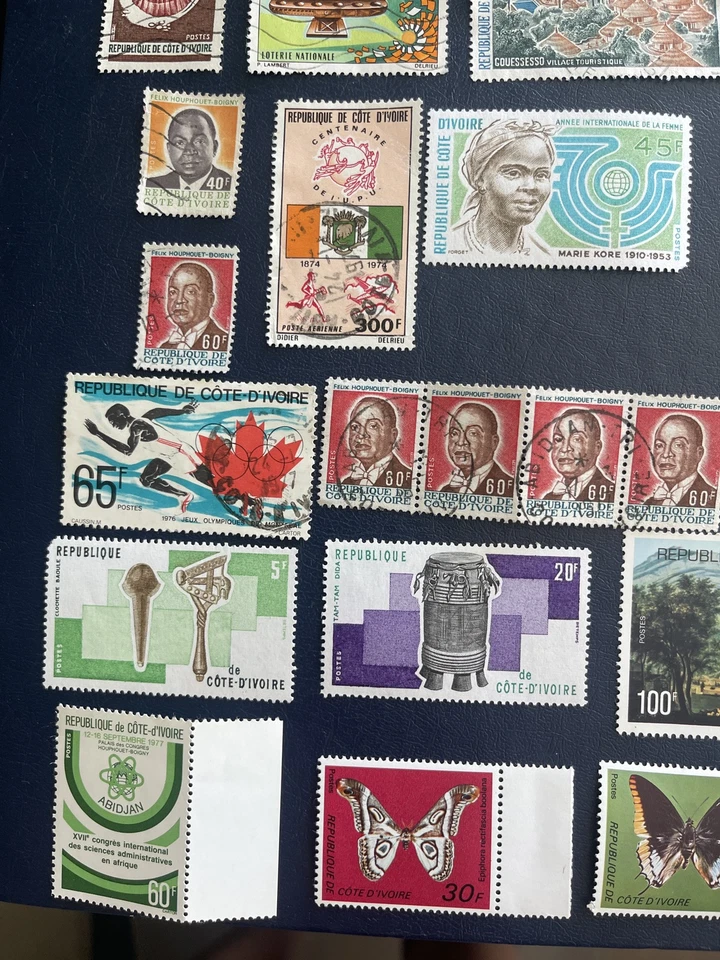 Cote De Ivore 1960-1977 24 Stamps , 1 Block Of 2, 1 Block Of 4, VF/XF - Image 4 of 4