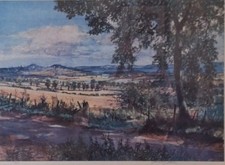 James McIntosh Patrick 'Landscape with road in foreground' (714/850) (76cm×96cm)