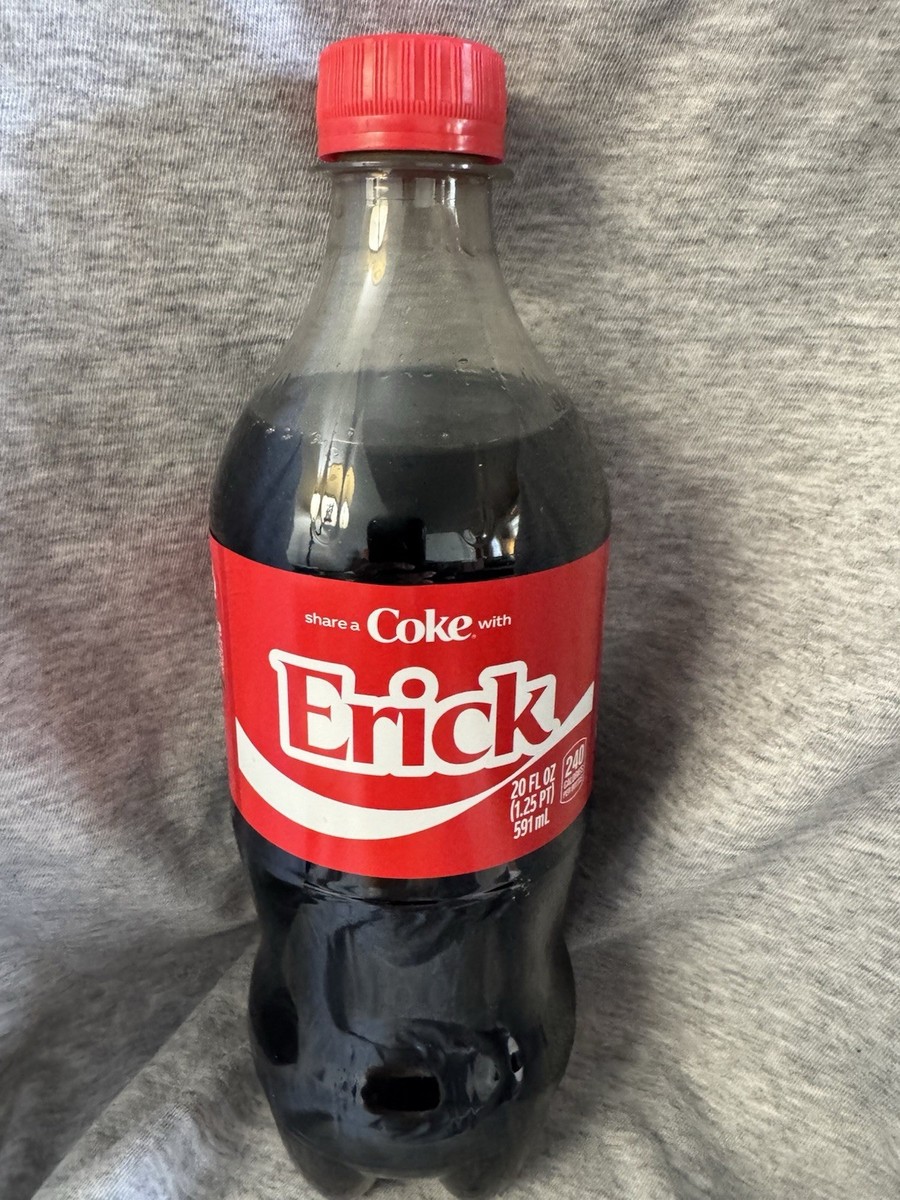 Share A Coke with Erick 2025 Personalized Gift Coca Cola