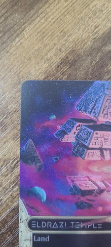 Eldrazi Temple O104 Borderless Stellar Galaxy Foil 0104 NM Edges Of Eternity - Picture 5 of 11